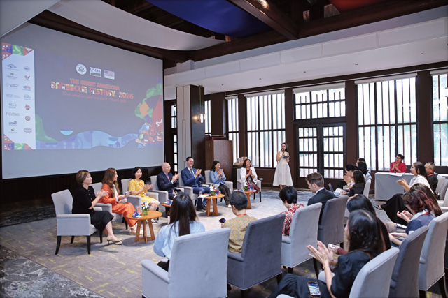 A panel discussion at&nbsp;the Great American BBQ Festival 2026, held in Hanoi.