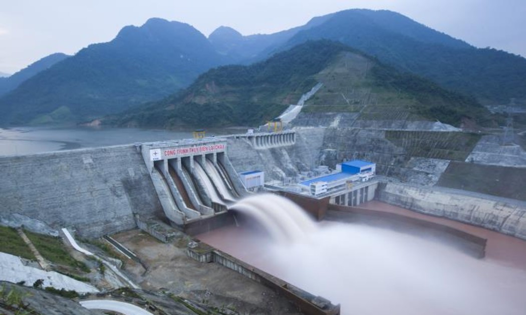 Hàng năm, các hồ trên lưu vực sông Hồng phải vận hành theo nguyên tắc thứ tự ưu tiên. Ảnh: TTXVN