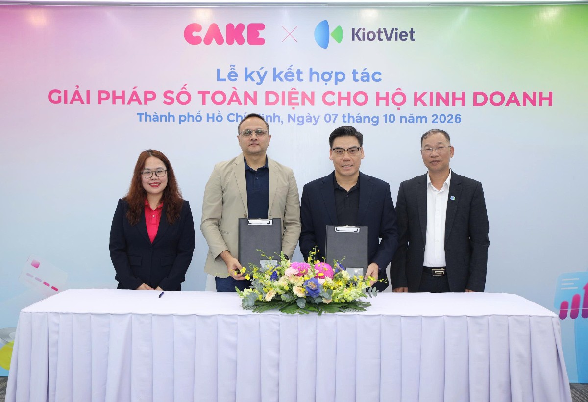 Sự hợp tác giữa Cake by VPBank và KiotViet hướng tới xây dựng một hành trình số liền mạch cho hộ kinh doanh.