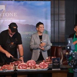 Sự kiện ra mắt thịt bò ăn cỏ Ai-len tại TP. Hồ Chí Minh vào ngày 5/10. Ảnh: Bord Bia