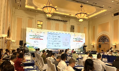 Quang cảnh Diễn đàn “Chuyển đổi số trong hợp tác xã: Từ dữ liệu sản xuất đến mở rộng thị trường”. Ảnh: Song Hà.