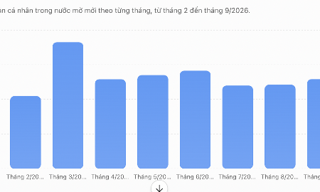 Bất chấp lãi suất tăng mạnh, thêm gần 245 ngàn tài khoản chứng khoán mở mới trong tháng 9