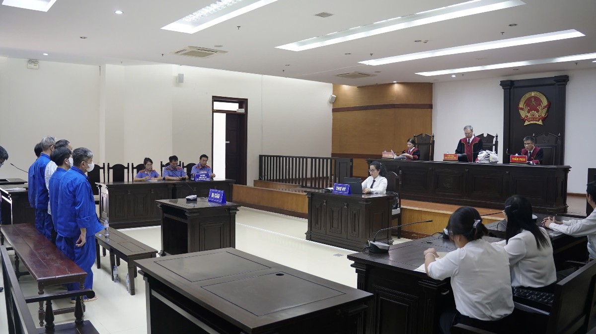 Quang cảnh phiên tòa phúc thẩm. Ảnh: Như Nguyệt.