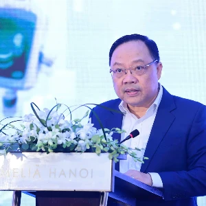 Ông Phạm Anh Tuấn, Vụ trưởng Vụ Thanh toán, Ngân hàng Nhà nước Việt Nam, thông tin về các giải pháp tăng cường an toàn thanh toán và phòng chống lừa đảo, gian lận (Ảnh:TPO).
