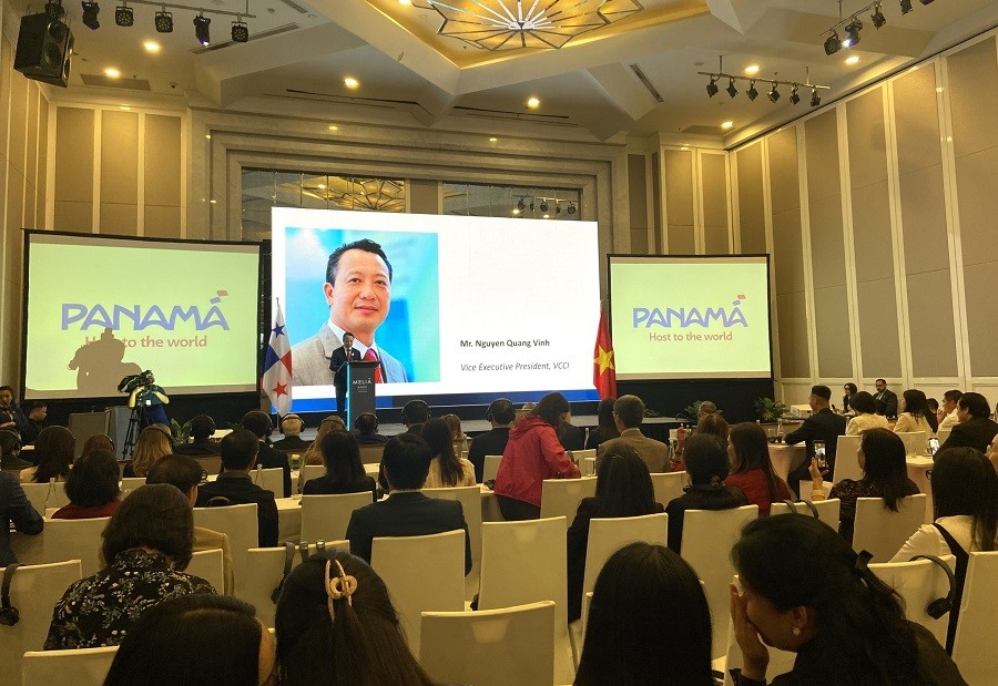Ông Nguyễn Quang Vinh, Phó Chủ tịch VCCI phát biểu tai sự kiện. Ảnh: Song Hà.