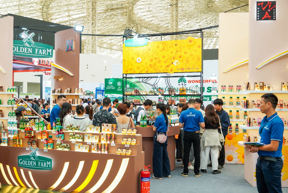 Golden Farm và gian hàng “Vân Mi” ghi dấu ấn lớn tại Cafe Show Việt Nam 2026