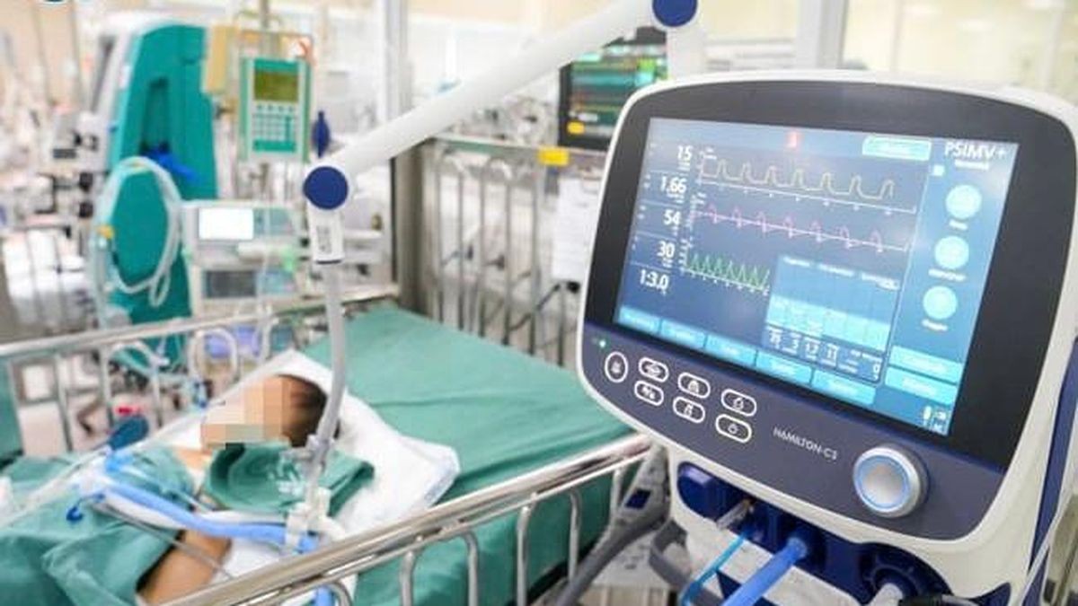 Bệnh não hoại tử cấp tính là biến chứng hiếm gặp của cúm A. Ảnh: Bệnh viện Nhi Trung ương