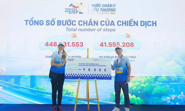 “Bước chân Gắn kết Yêu Thương” do CapitaLand Development Việt Nam khởi xướng thu hút hơn 8.500 người đồng hành