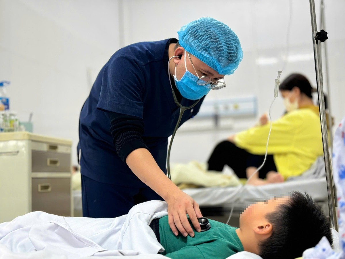Sự gia tăng nhanh số ca cúm A được phát hiện và số ca cần nhập viện là một tín hiệu cảnh báo sớm. Ảnh: Bệnh viện Bệnh nhiệt đới Trung ương