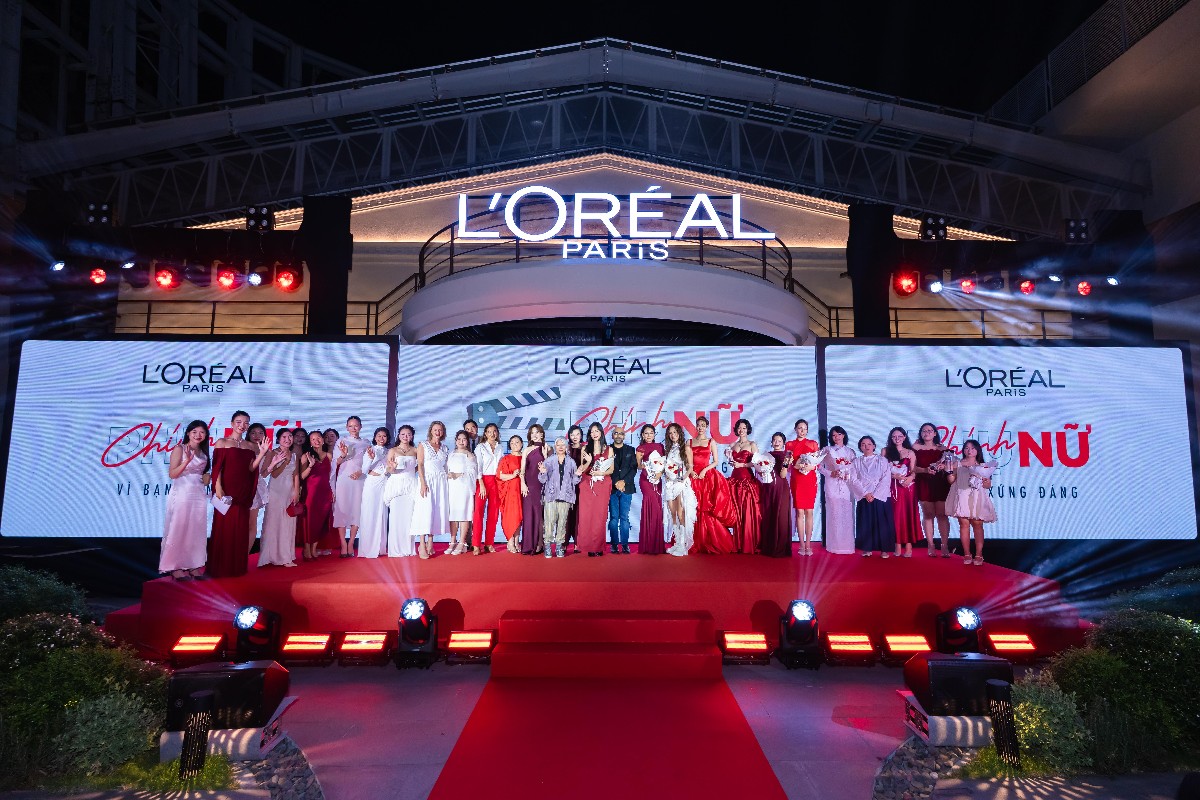 20 nhân vật truyền cảm hứng được tôn vinh trong sự kiện “Chính Nữ 2026 - The Celebration Night 2026”. Ảnh: L’Oréal Paris