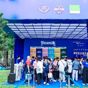 Gian hàng Vinamilk với chủ đề 