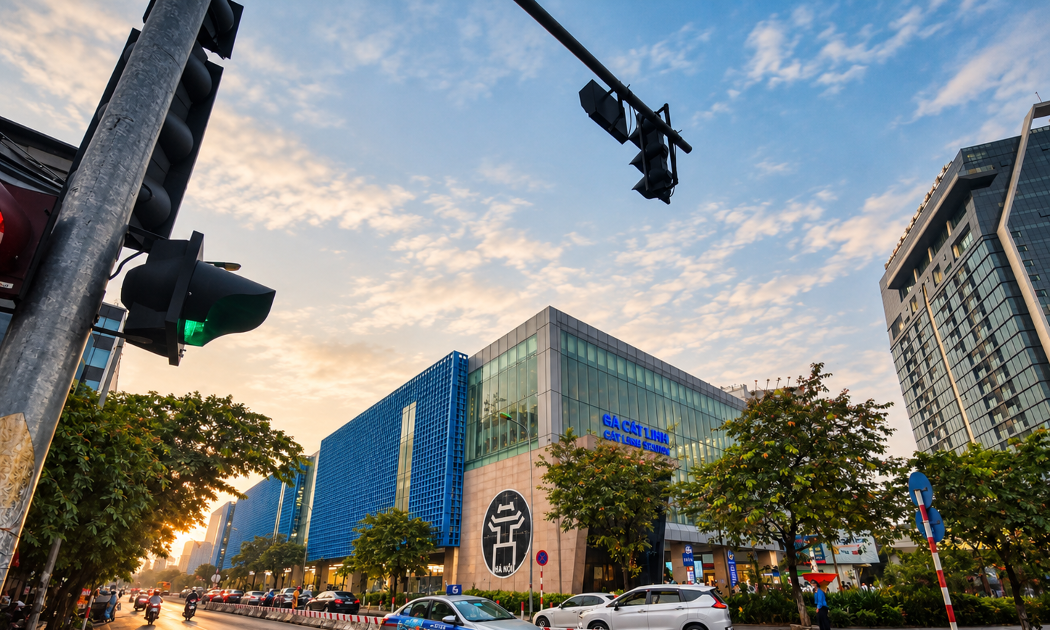 Nhà ga Cát Linh tuyến metro Cát Linh - Hà Đông. Ảnh: PV VnEconomy.