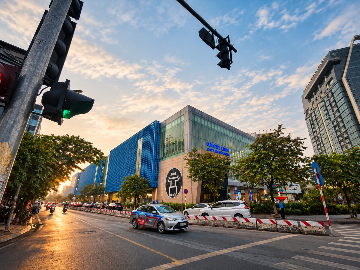 Nhà ga Cát Linh tuyến metro Cát Linh - Hà Đông. Ảnh: PV VnEconomy.