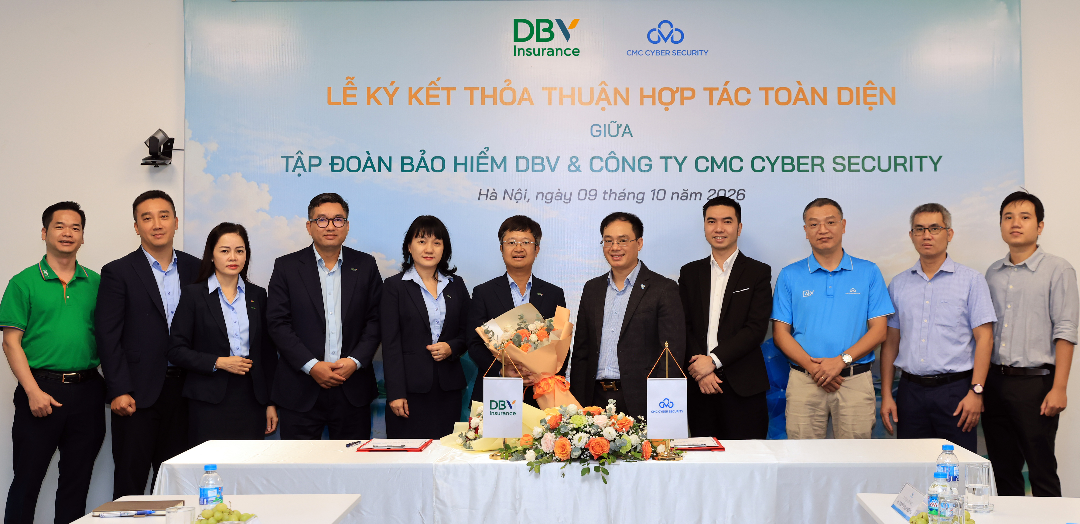 DBV và CMC Cyber Security chính thức ký kết thỏa thuận hợp tác toàn diện, mở ra cơ hội kết nối thế mạnh của hai tập đoàn trong lĩnh vực bảo hiểm và công nghệ