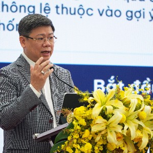 PGS.TS. Hoàng Hữu Hạnh, Phó Cục trưởng Cục Chuyển đổi số quốc gia, Bộ Khoa học và Công nghệ. Ảnh: Hải Danh.