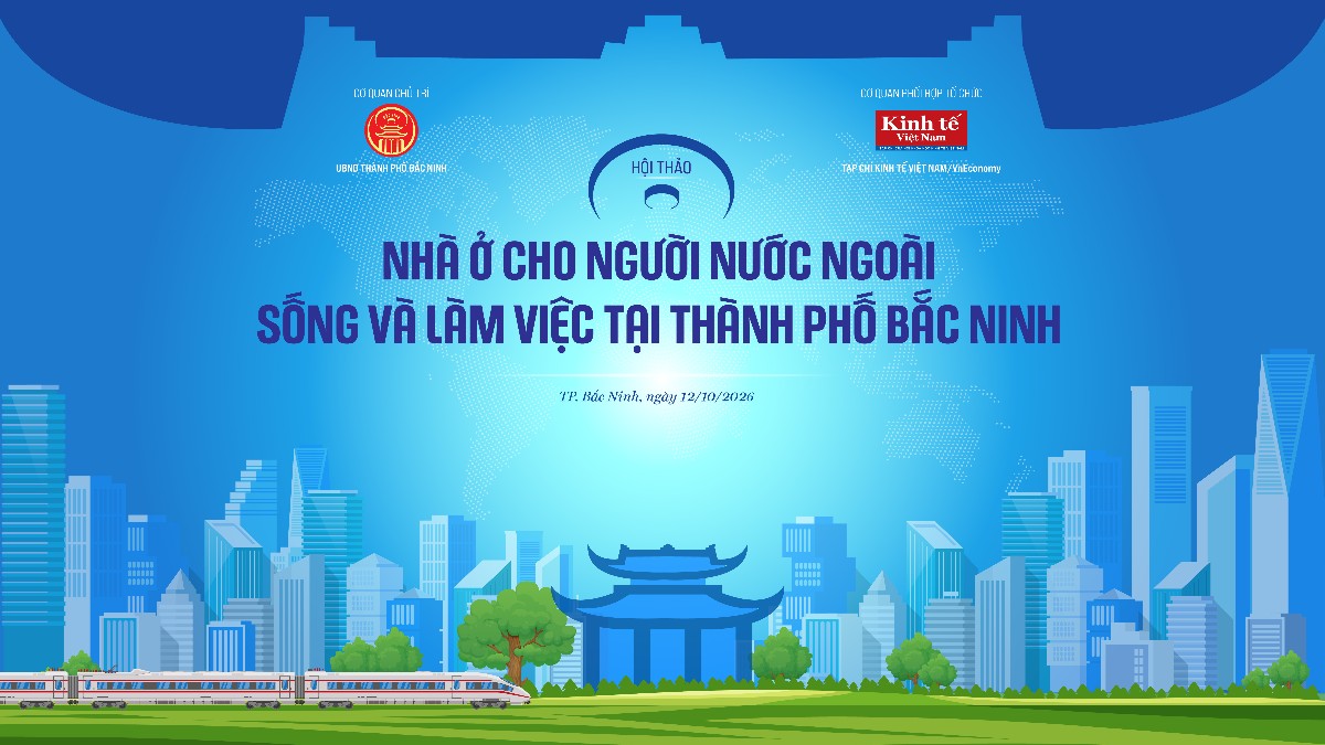 Hội thảo sẽ diễn ra vào 13:00 –17:00, Thứ Hai, ngày 12/10/2026, tại Trung tâm Hội nghị Thành phố Bắc Ninh. Ảnh: BTC