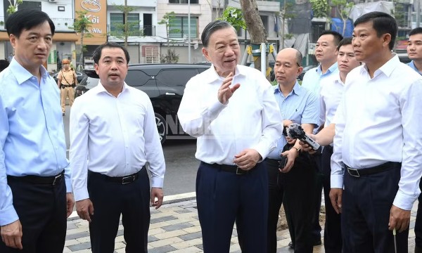 Tổng Bí thư, Chủ tịch nước Tô Lâm yêu cầu đẩy nhanh tiến độ, sớm thông suốt các tuyến đường vành đai Hà Nội