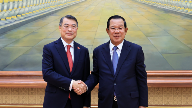 Vietnamese Prime Minister meets with Cambodian People's Party, Senate leader