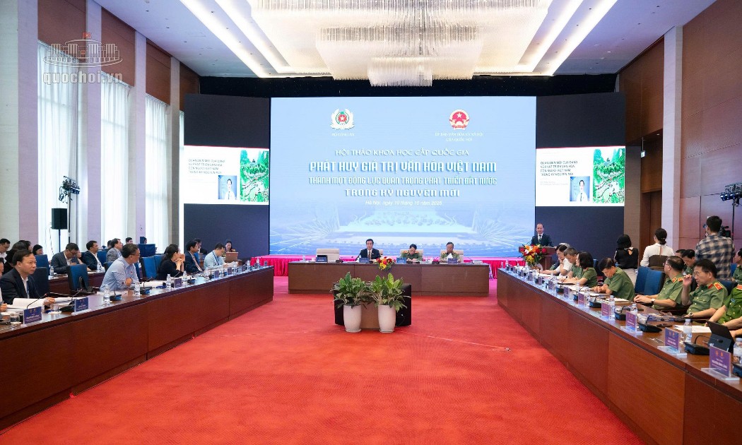 Quang cảnh hội thảo. Ảnh: Cổng thông tin điện tử Quốc hội.