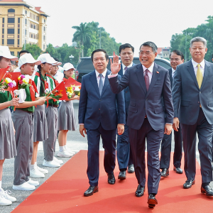 Thủ tướng Lê Minh Hưng đến dự Hội nghị công bố Quy hoạch tỉnh Hưng Yên thời kỳ 2021 - 2030, tầm nhìn đến năm 2050 - Ảnh: chinhphu.vn/Nhật Bắc