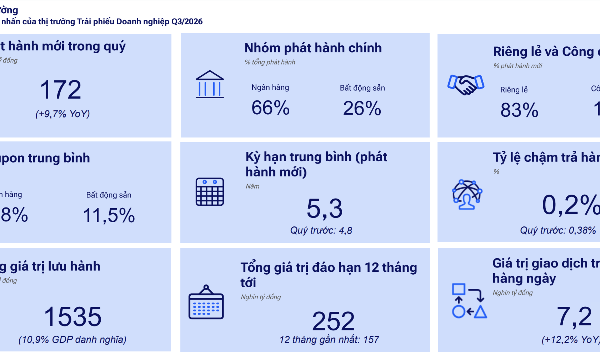 252 nghìn tỷ đồng trái phiếu đáo hạn trong một năm tới, rủi ro tái cấp vốn ở mức cao