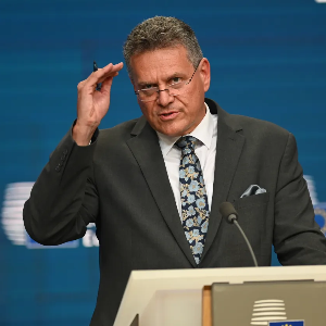 Ủy viên Thương mại EU Maros Sefcovic - Ảnh: Getty/CNBC.