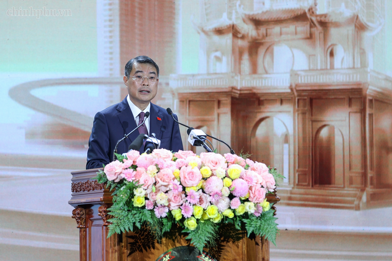 Thủ tướng Lê Minh Hưng phát biểu tại Hội nghị - Ảnh: chinhphu.vn/Nhật Bắc