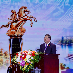 Phó Thủ tướng Thường trực Chính phủ Phạm Gia Túc phát biểu tại buổi lễ. Ảnh: chinhphu.vn.