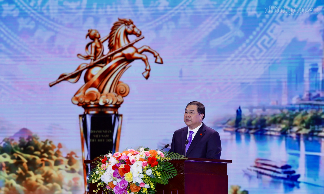 Phó Thủ tướng Thường trực Chính phủ Phạm Gia Túc phát biểu tại buổi lễ. Ảnh: chinhphu.vn.
