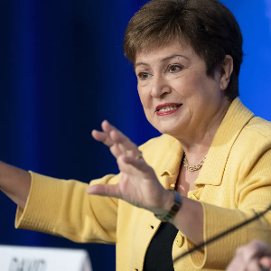 Tổng giám đốc IMF Kristalina Georgieva - Ảnh: Xinhua/Getty/CNBC.