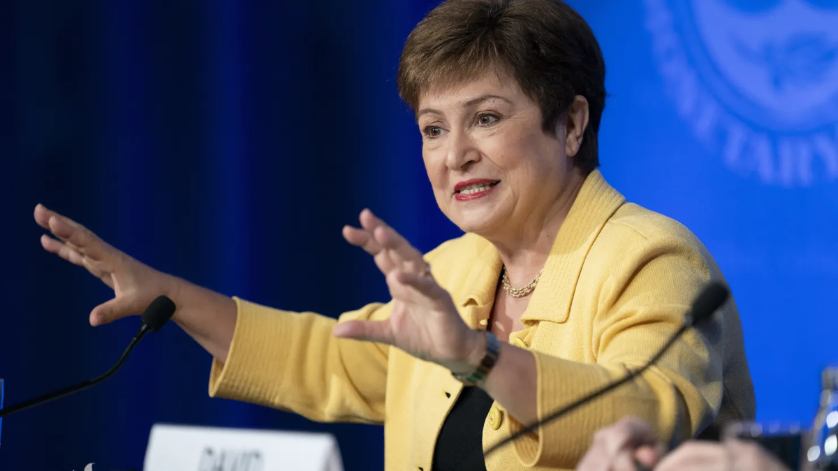 Tổng giám đốc IMF Kristalina Georgieva - Ảnh: Xinhua/Getty/CNBC.