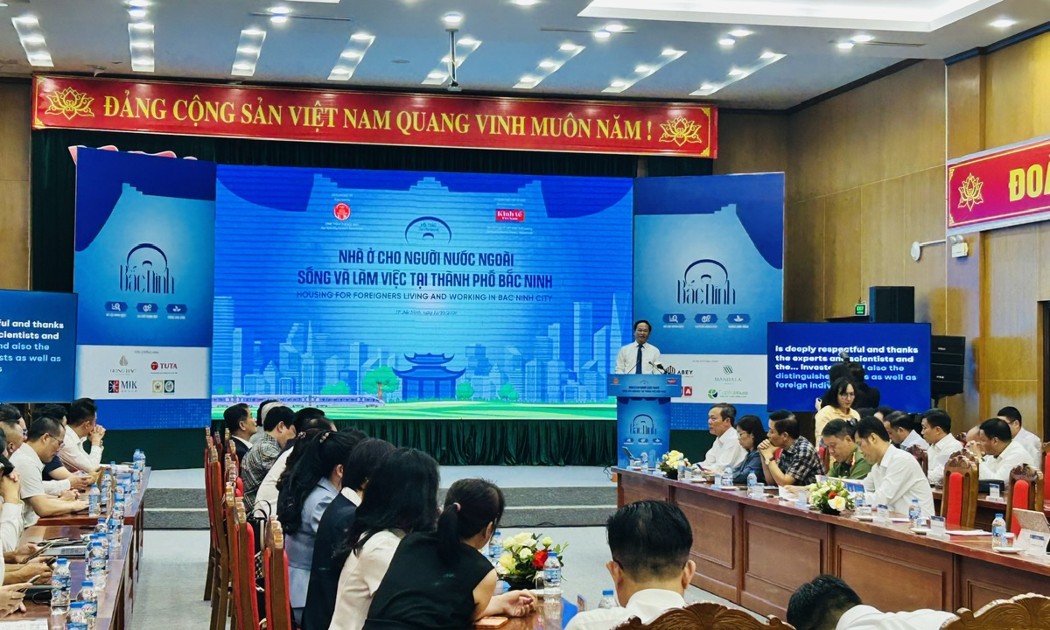 Hội thảo “Nhà ở cho người nước ngoài sống và làm việc tại TP. Bắc Ninh” tổ chức tại TP. Bắc Ninh.