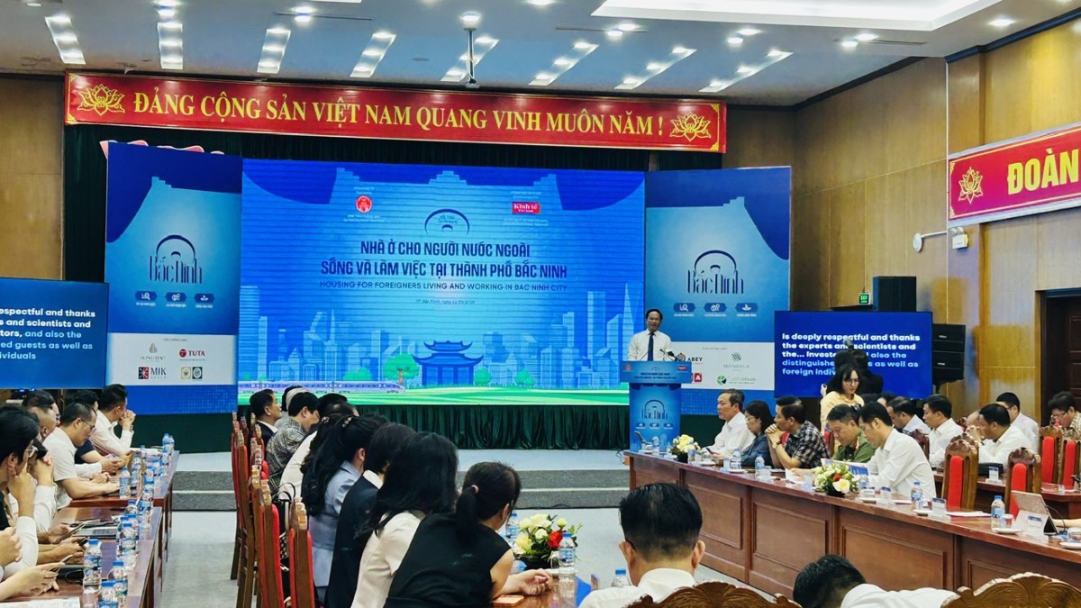 Hội thảo “Nhà ở cho người nước ngoài sống và làm việc tại TP. Bắc Ninh” tổ chức tại TP. Bắc Ninh.