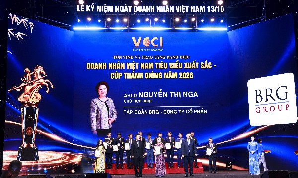 Anh hùng Lao động Nguyễn Thị Nga: Doanh nhân Việt Nam tiêu biểu xuất sắc - Cúp Thánh Gióng năm 2026
