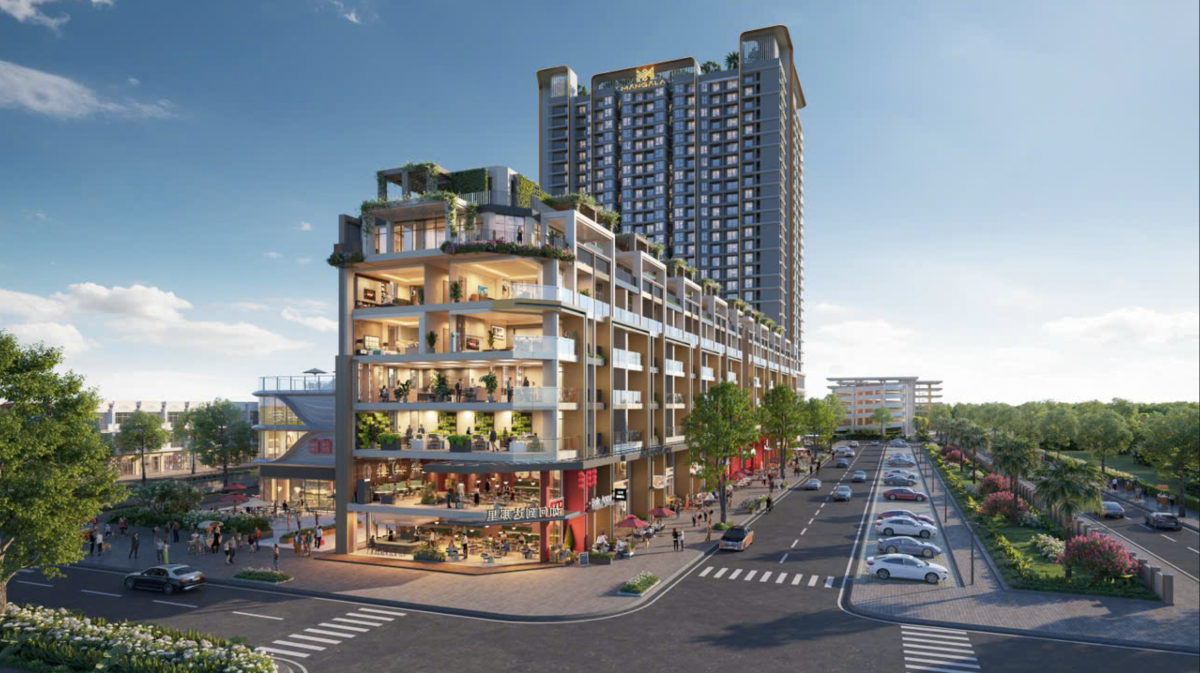 Phối cảnh dự án Mangala Complex - một trong những dự án đủ điều kiện bán cho người nước ngoài tại Bắc Ninh. Ảnh: CĐT