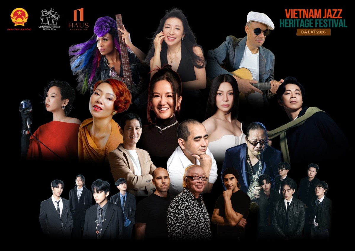 Vietnam Jazz Heritage Festival quy tụ nhiều nghệ sĩ trong nước, quốc tế.