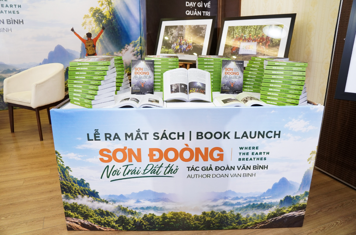 “Sơn Đoòng - Nơi Trái Đất thở" không chỉ là một cuốn du ký. Ảnh: CEO