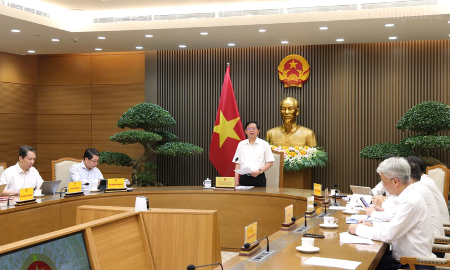 Phó Thủ tướng Hồ Quốc Dũng nhấn mạnh về yêu cầu đưa đổi mới sáng tạo thực sự trở thành phương thức phát triển, động lực tăng trưởng của toàn bộ nền kinh tế - Ảnh: chinhphu.vn.