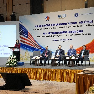 Hội nghị Thượng đỉnh Kinh doanh Việt Nam – Hoa Kỳ năm 2026. Ảnh: AmCham Việt