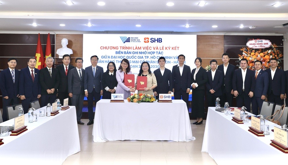 SHB và ĐHQG-HCM ký kết Biên bản ghi nhớ hợp tác giai đoạn 2026-2030.