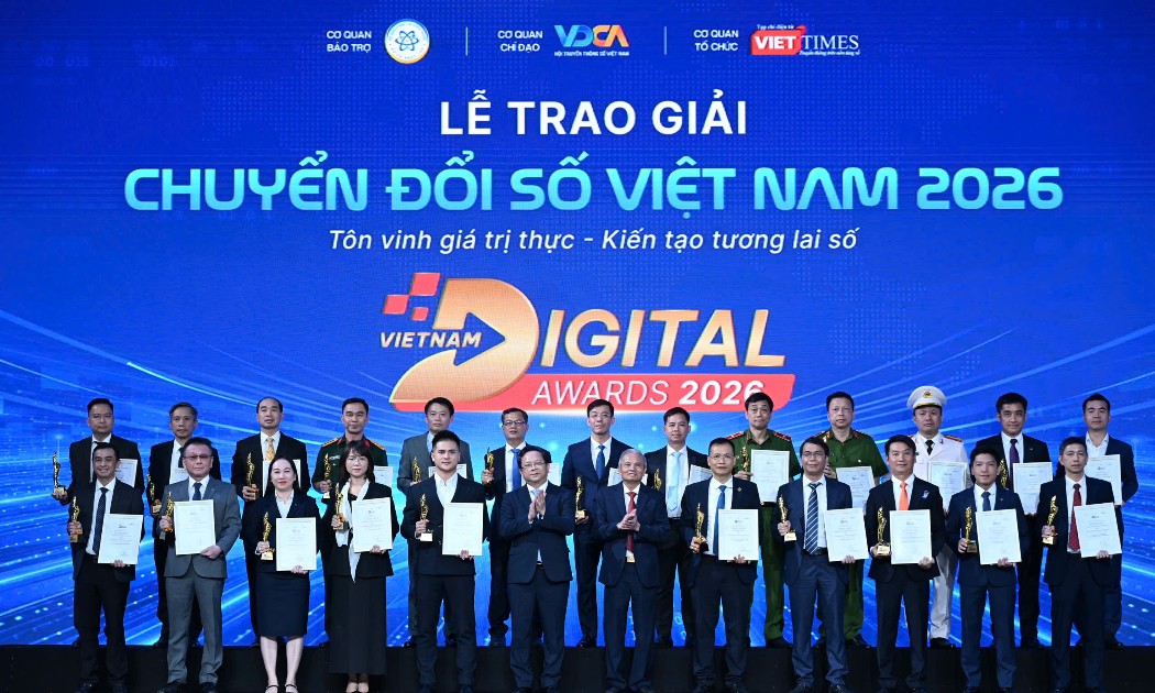 VDA 2026 Vinh danh Cơ quan nhà nước chuyển đổi số xuất sắc.
