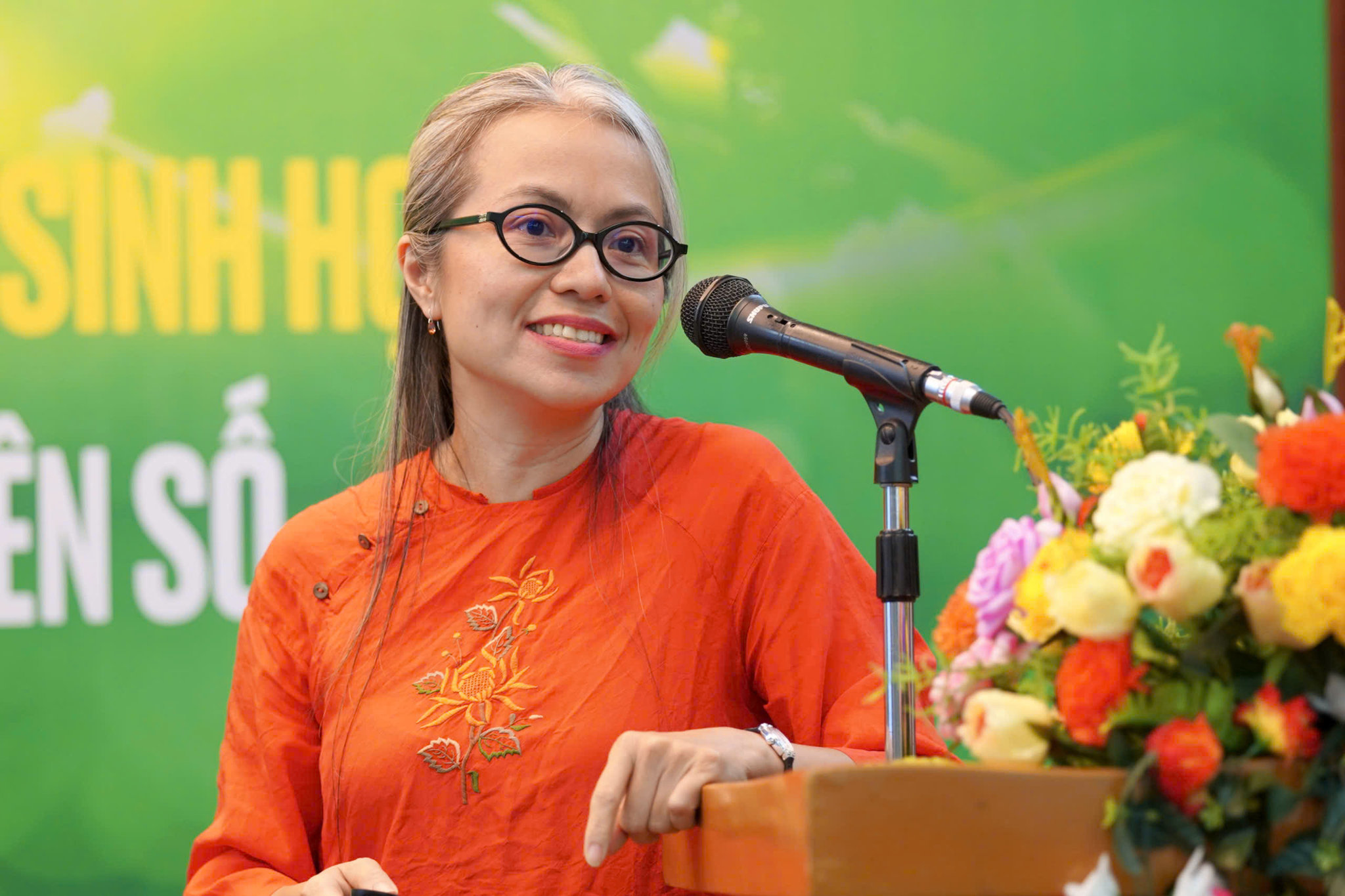 TS. Nguyễn Lê Thu Hà, Tổng Giám đốc Cty TNHH Khoa học và Công nghệ quốc tế Innogenex. Ảnh: Hà Tuấn