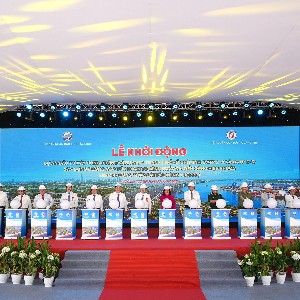 UBND tỉnh Tây Ninh tổ chức Lễ khởi động Dự án thành phần 2-4 và Dự án thành phần 2-5 thuộc Dự án đầu tư xây dựng đường Vành đai 4 TPHCM.