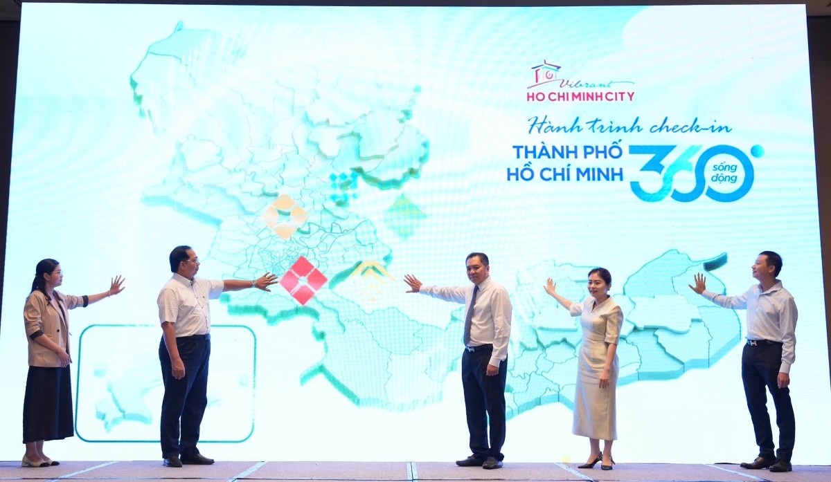 Sở Du lịch TP.HCM công bố chương trình truyền thông, quảng bá “Thành phố Hồ Chí Minh - Sống động từng trải nghiệm”. Ảnh: Vibrant Ho Chi Minh City