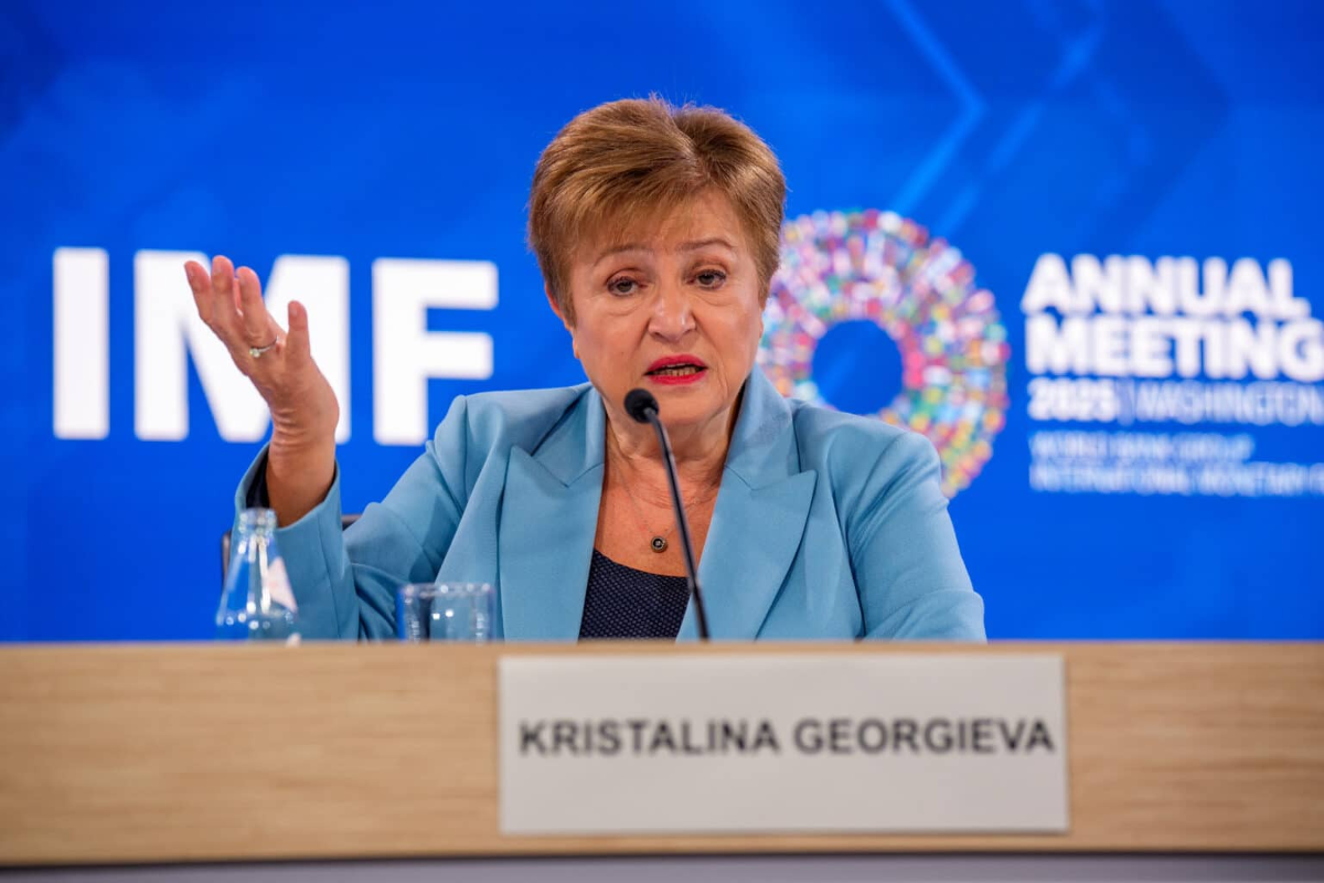 Tổng giám đốc Quỹ Tiền tệ Quốc tế (IMF) Kristalina Georgieva - Ảnh: Getty/CNBC.