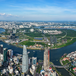 TP. Hồ Chí Minh đặt mục tiêu đạt 100% đối với tỷ lệ xử lý nước thải từ sản xuất ra môi trường lưu vực các sông trên toàn địa bàn. Ảnh: Nguyễn Huế