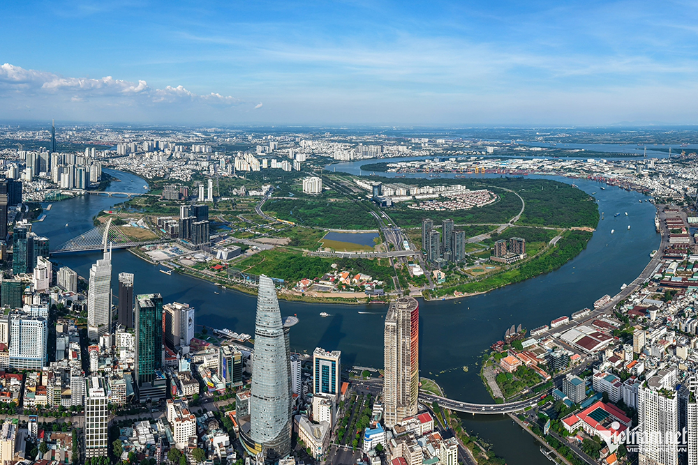 TP. Hồ Chí Minh đặt mục tiêu đạt 100% đối với tỷ lệ xử lý nước thải từ sản xuất ra môi trường lưu vực các sông trên toàn địa bàn. Ảnh: Nguyễn Huế