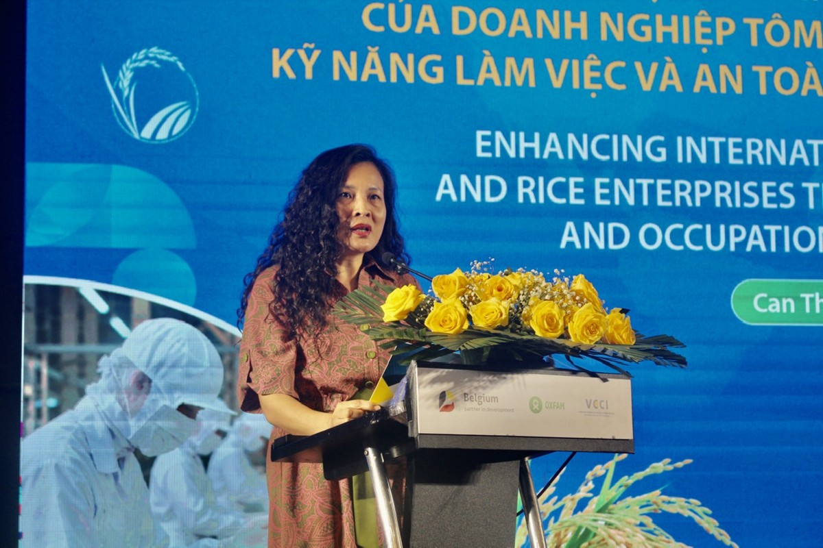 Bà Vũ Thị Quỳnh Hoa, Giám đốc quốc gia Oxfam tại Việt Nam