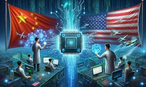 Mỹ và Trung Quốc đang chạy đua để giành quyền thống trị AI. Ảnh: X Screengrab