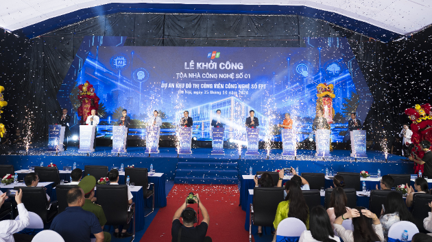 FPT breaks ground on $52 mln digital tech building in Western Hanoi